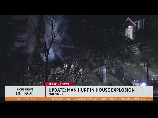 Man injured in Ann Arbor house explosion