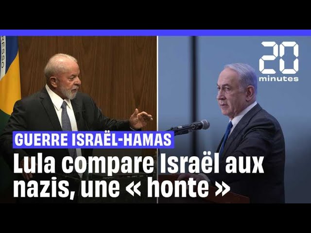 Guerre Israël-Hamas : Lula compare Israël aux nazis, une « honte » selon Benjamin Netanyahou #shorts