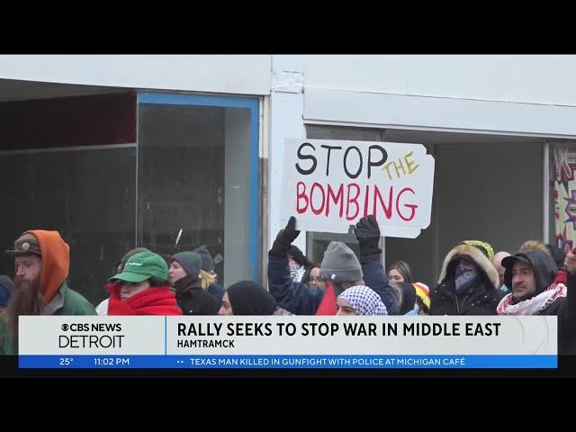 Pro-Palestinian march takes to Hamtramck Streets