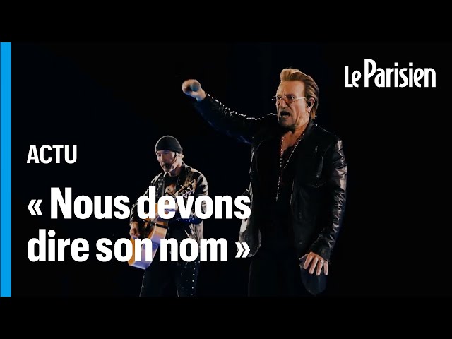 Bono rend hommage à Alexeï Navalny durant un concert de U2