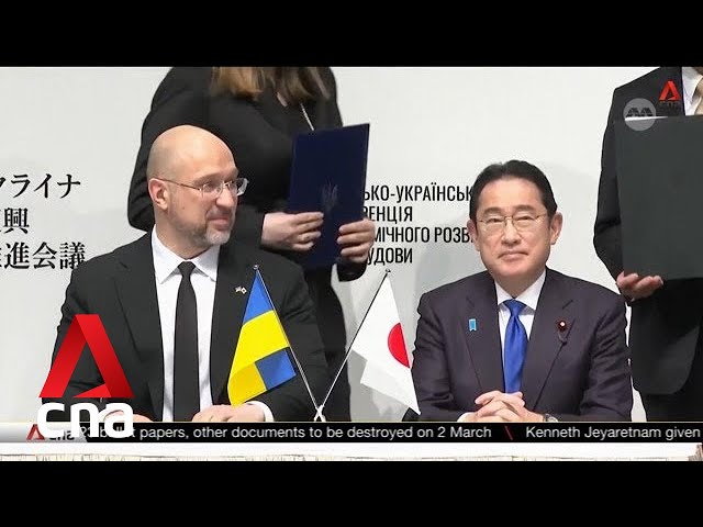 Japan and Ukraine seal over 50 deals on rebuilding war-torn Ukraine