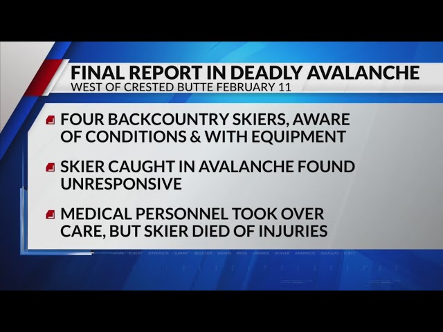 Well-equipped skier killed in avalanche