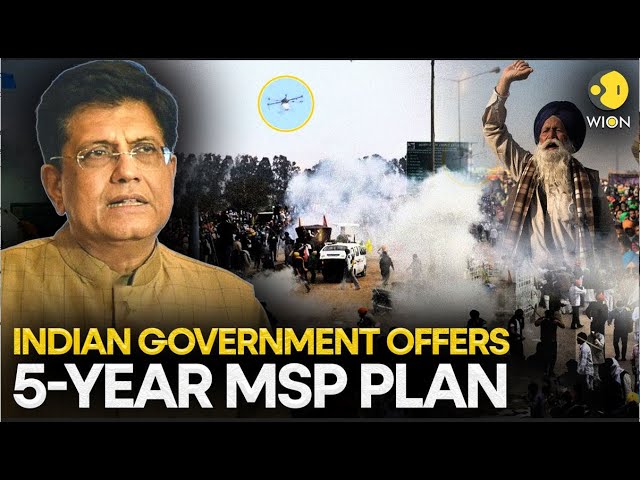 Farmers' Protest LIVE Updates: Government proposes 5-year plan for key crop prices | WION LIVE