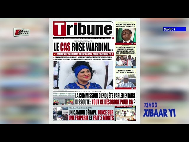 Revue de Presse du 19  Février 2024 présenté par Mamadou Mouhamed Ndiaye