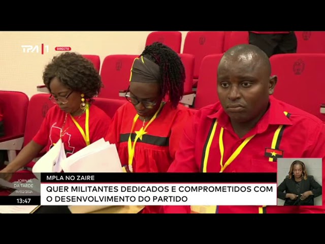 MPLA no Zaire - Quer militantes dedicados e comprometidos com o desenvolvimento do partido