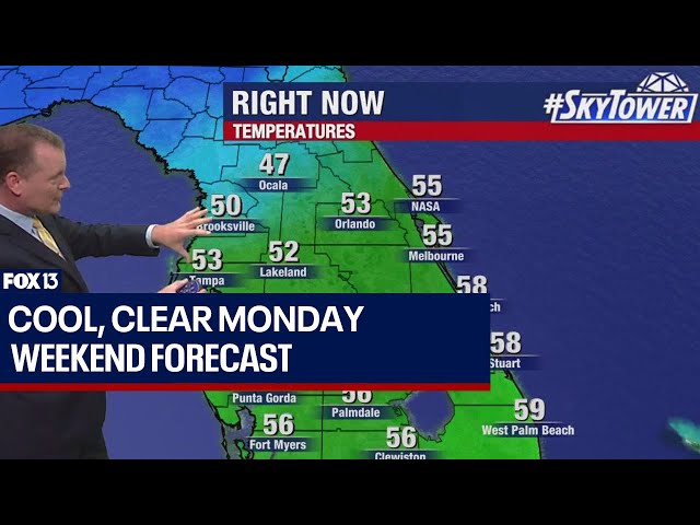 Tampa weather: Cool, drier on Feb. 19, 2024