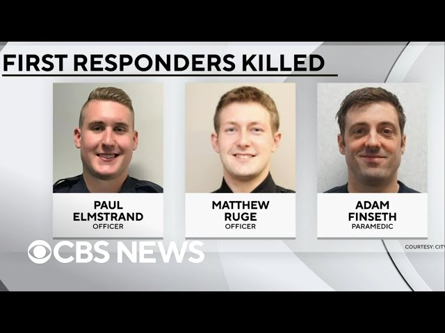 2 officers, 1 paramedic killed in Minnesota shooting