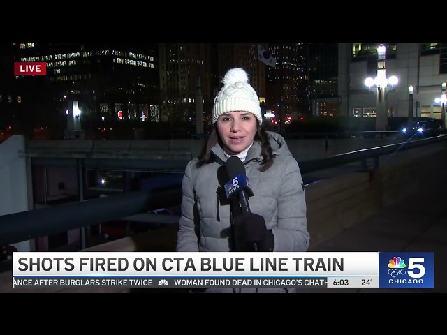 A tense moment for CTA passengers as shots were fired at  Blue Line stop