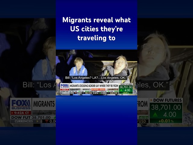 Turkey, Ecuador, China: FOX News speaks with migrants crossing the border #shorts