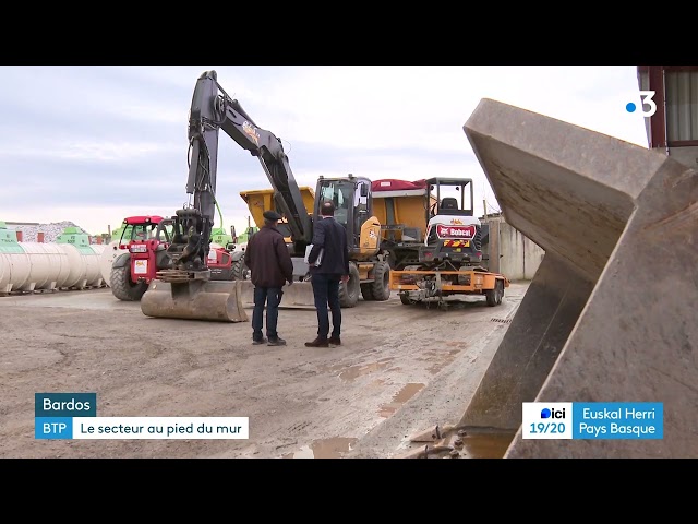 Pays basque : le secteur du bâtiment confronté à une crise d'ampleur