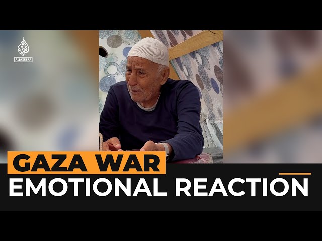 Palestinian man’s emotional response to new wheelchair | Al Jazeera NewsFeed