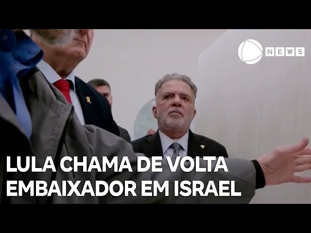 Lula convoca embaixador em Israel de volta ao Brasil