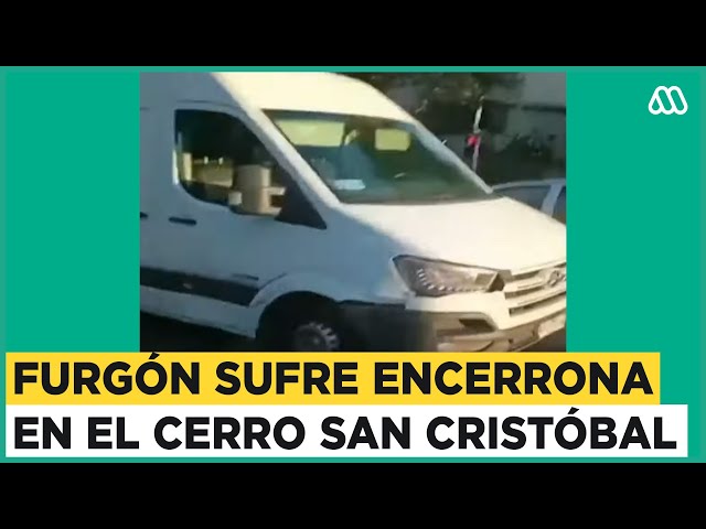 Mucho Gusto | Furgón es víctima de encerrona en alrededores del Cerro San Cristóbal