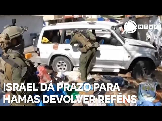 Israel dá prazo para Hamas devolver 134 reféns