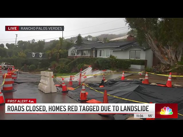 In a Southern California neighborhood, 'ground is opening up' as landslide grows