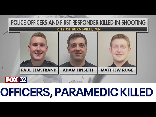 Minnesota community honors fallen officers, paramedic