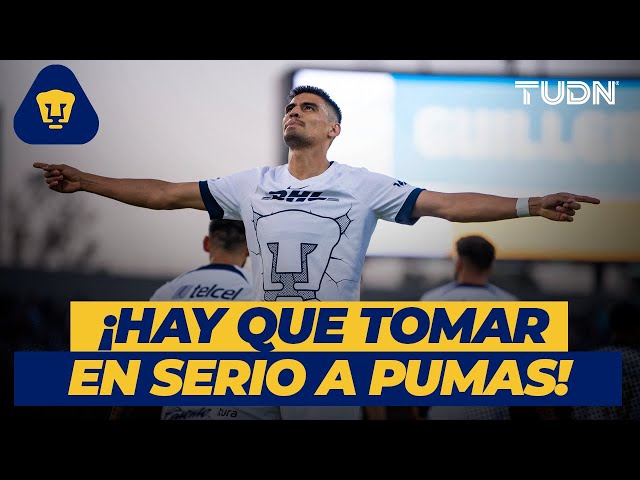 ¡PUMAS camina con paso firme en el torneo: “Tienen que llegar a la final, según el técnico”! | TUDN