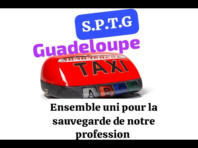 Les Taxis de Guadeloupe s'unissent pour la sauvegarde la profession, écouté Franck LUREL.