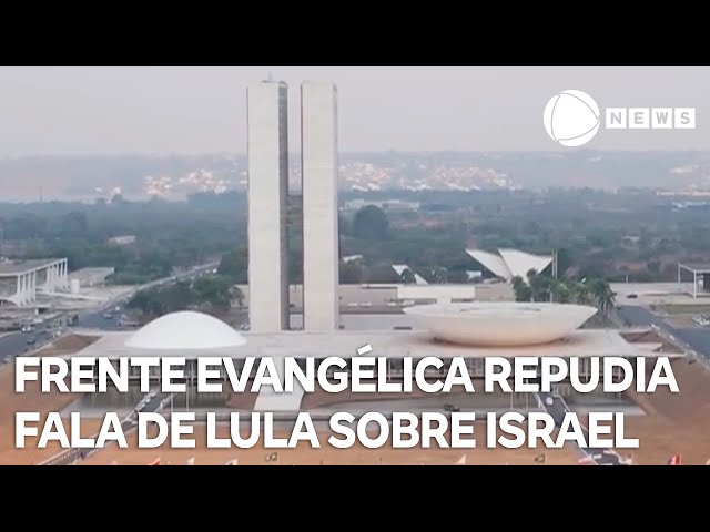 Frente evangélica repudia declaração de Lula sobre Israel