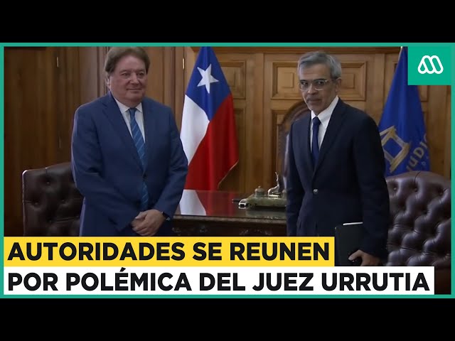 Ministro de Justicia y presidente de Corte Suprema se reúnen por polémica del juez Urrutia