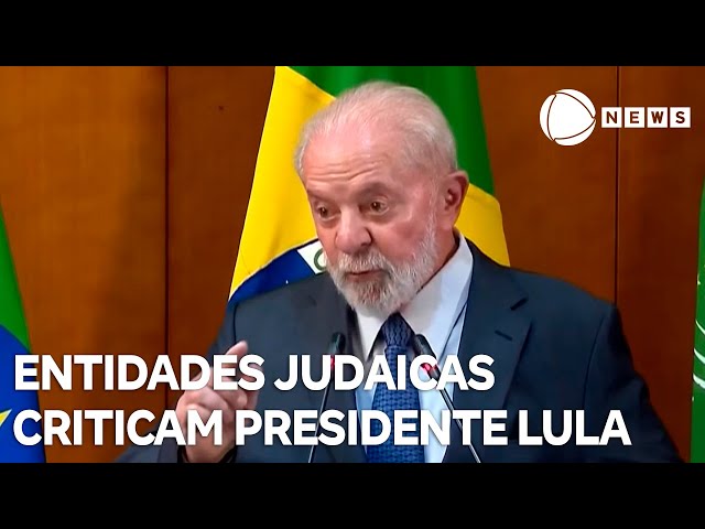 Entidades judaicas criticam Lula após presidente comparar atos de Israel com genocídio nazista