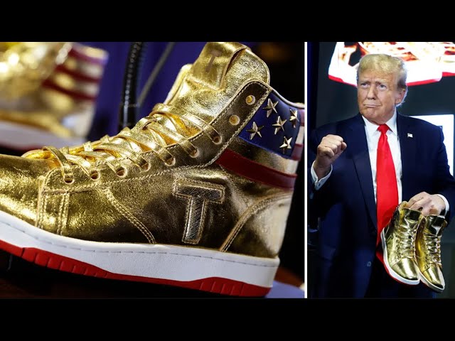 ⁣Trump lanza sus zapatillas deportivas por 400 dólares y se agotan en horas