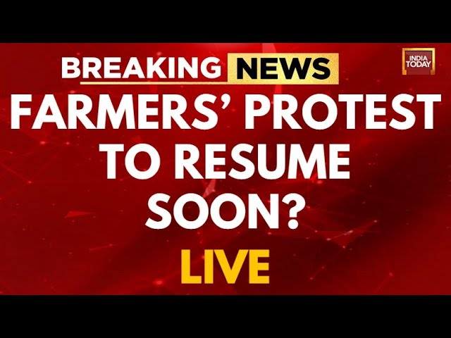 Farmer Protest LIVE News: Farmer Protest In Delhi| Delhi Chalo Farmer Protest LIVE |India Today LIVE