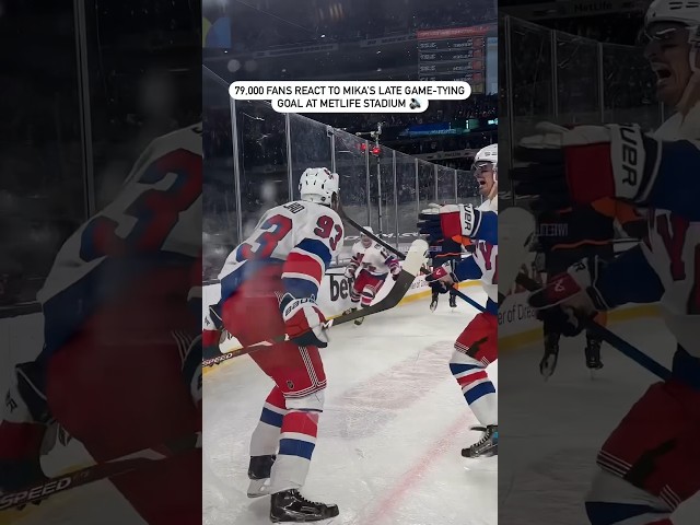 ⁣79,000 Fans React To Mika Zibanejad’s Game Tying Goal 