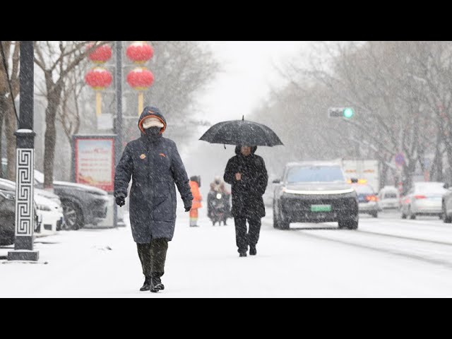 Chine : les autorités météorologiques émettent des alertes à la vague de froid et à la neige