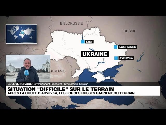 L'armée ukrainienne dans une situation "extrêmement difficile" face aux Russes • FRAN