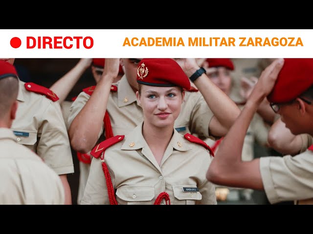 LEONOR  EN DIRECTO: CELEBRACIÓN en la ACADEMIA MILITAR de ZARAGOZA, que cumple 139 años | RTVE