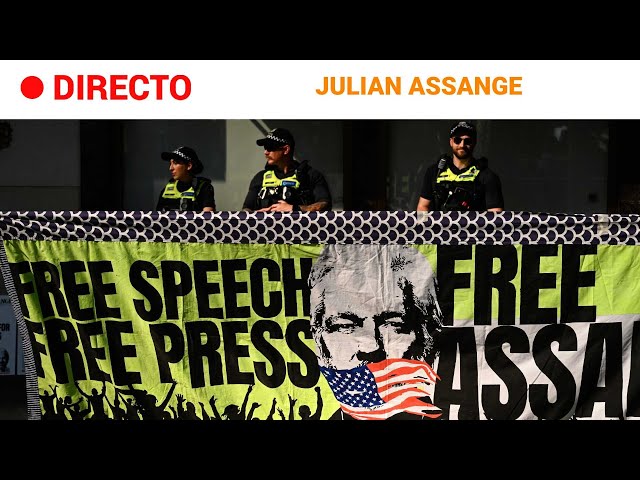 ASSANGE: Concentraciones para pedir a la JUSTICIA BRITÁNICA que NO EXTRADITE a EE.UU. | RTVE