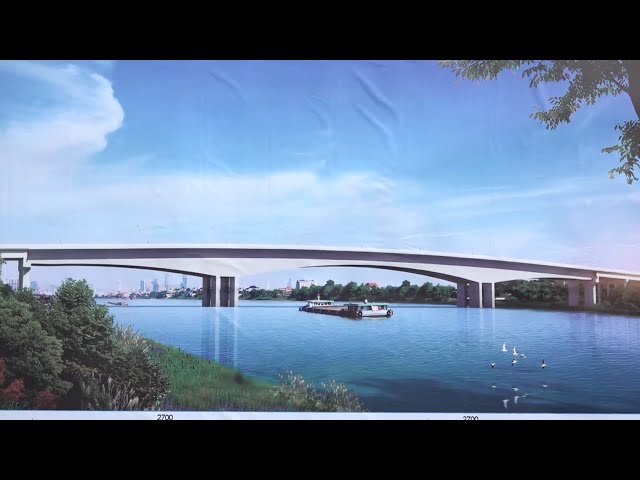 GLOBALink | Cambodia begins to construct river bridge in capital with funds from China