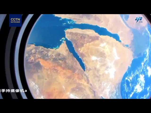 ⁣Живописные пейзажи Египта и Красного моря, снятые из космоса