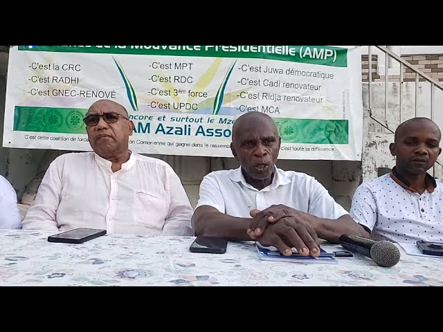  ANJOUAN, Conférence de presse