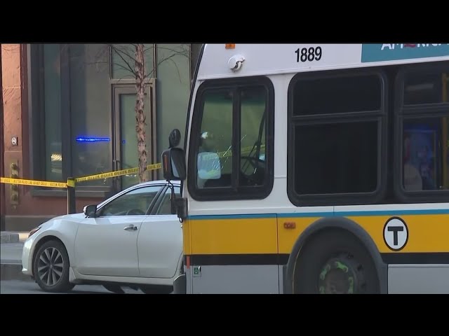 Pedestrian hit by MBTA bus in Boston