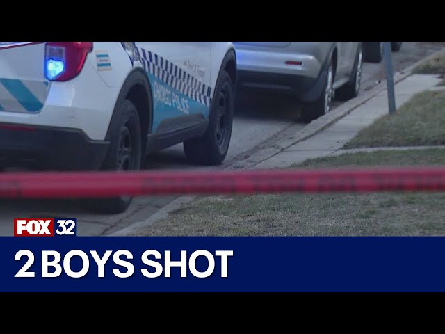 2 boys shot while traveling in vehicle on Chicago's South Side