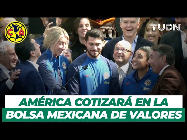  Club América y el Estadio Azteca, arrancan cotizaciones en Bolsa Mexicana de Valores | TUDN