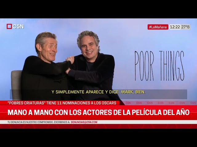 ENTREVISTA EXCLUSIVA con MARK RUFFALO y WILLEM DAFOE