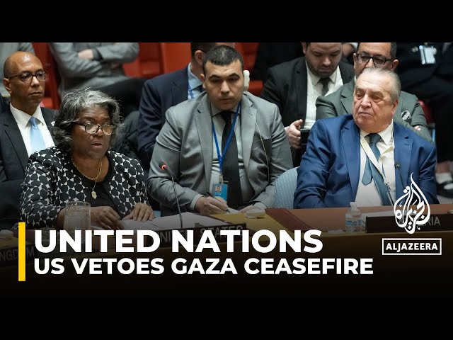 US veto sinks Algeria’s ceasefire resolution at UN Security Council