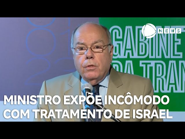 Ministro Mauro Vieira demonstra incômodo com tratamento dado por Israel