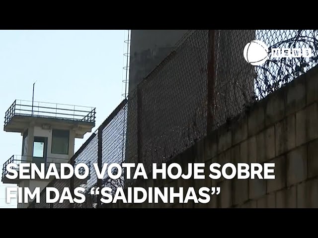 Plenário do Senado vota hoje sobre fim das "saidinhas"