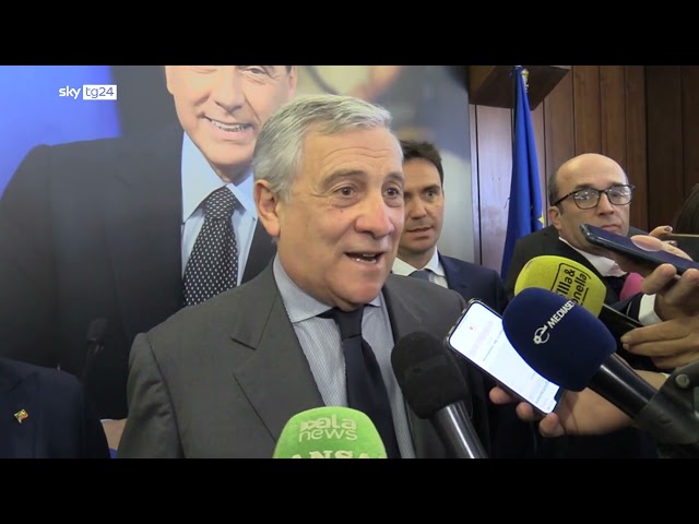 ⁣Tajani: centrodestra è unito, in Basilicata nome sarà Bardi