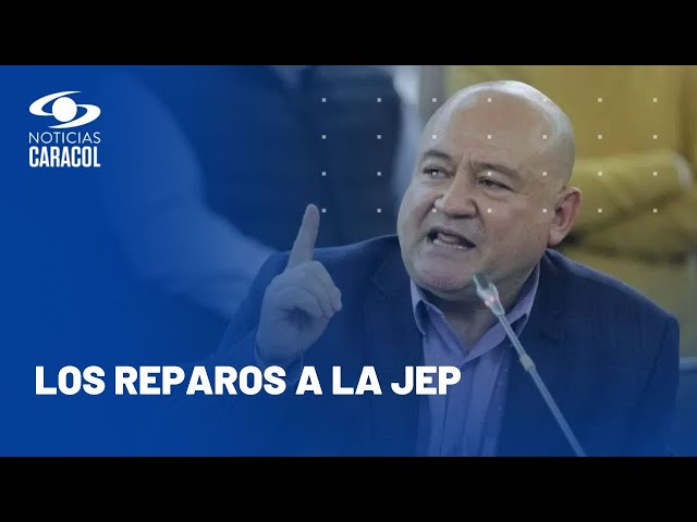 Julián Gallo, senador del Partido Comunes, habla sobre reparos a la JEP