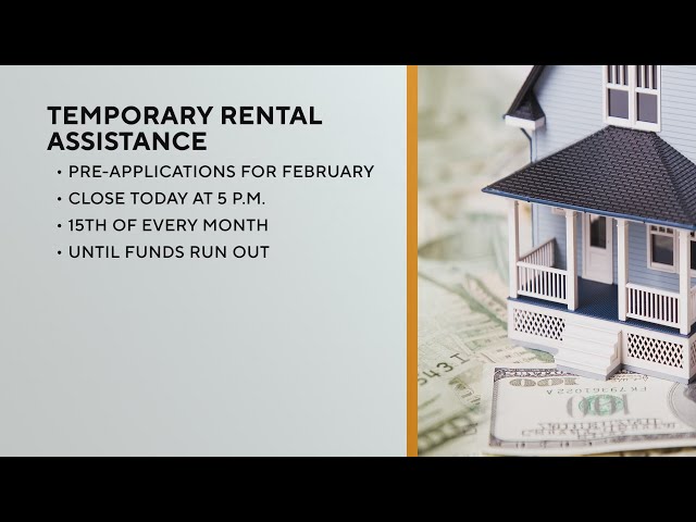 Deadline for pre-applications for rental assistance is 5 p.m. Feb. 20