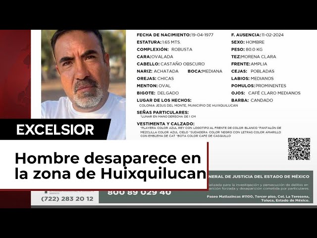 Se busca: Más de una semana y Marco Antonio no aparece