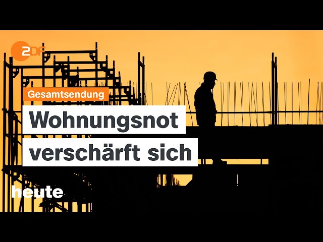 heute 19:00 Uhr vom 20.02.2024 Angespannter Wohnungsmarkt, Taurus-Debatte, Anhörung Assange