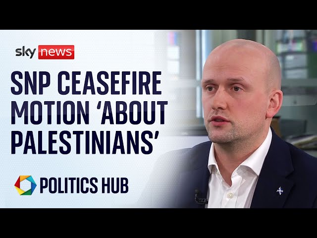 SNP's Gaza ceasefire motion is 'about the Palestinian people'  | Israel-Hamas war