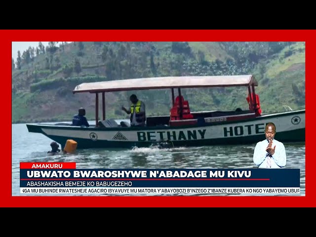 ⁣Ubwato bwaroshywe mu Kivu n’abasirikare b’Abadage mu ntambara ya mbere y’Isi bwabonetse