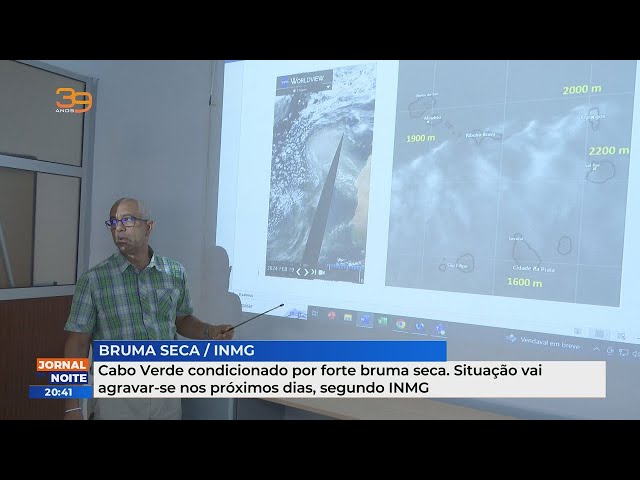 Cabo Verde condicionado por forte bruma seca. Situação vai agravar-se nos próximos dias segundo INMG